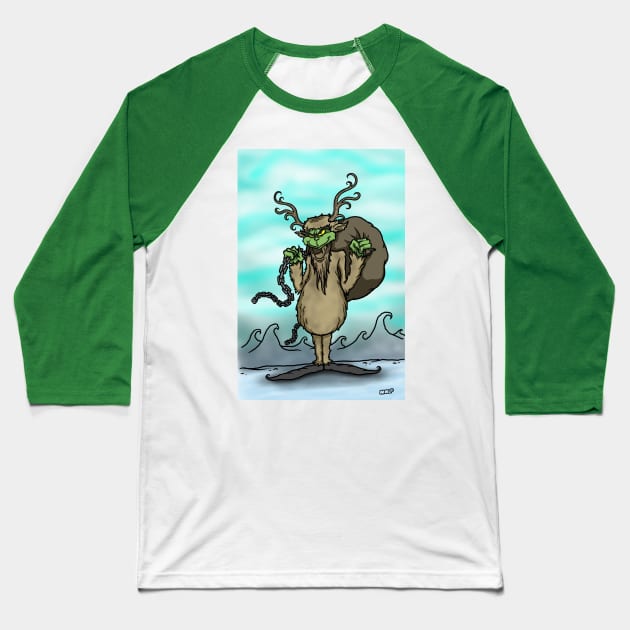 Kramprinch Baseball T-Shirt by Matthew Laipple Illustrations